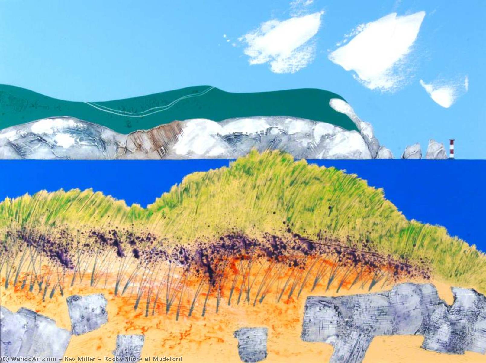Rocky Shore At Mudeford — Bev Miller
