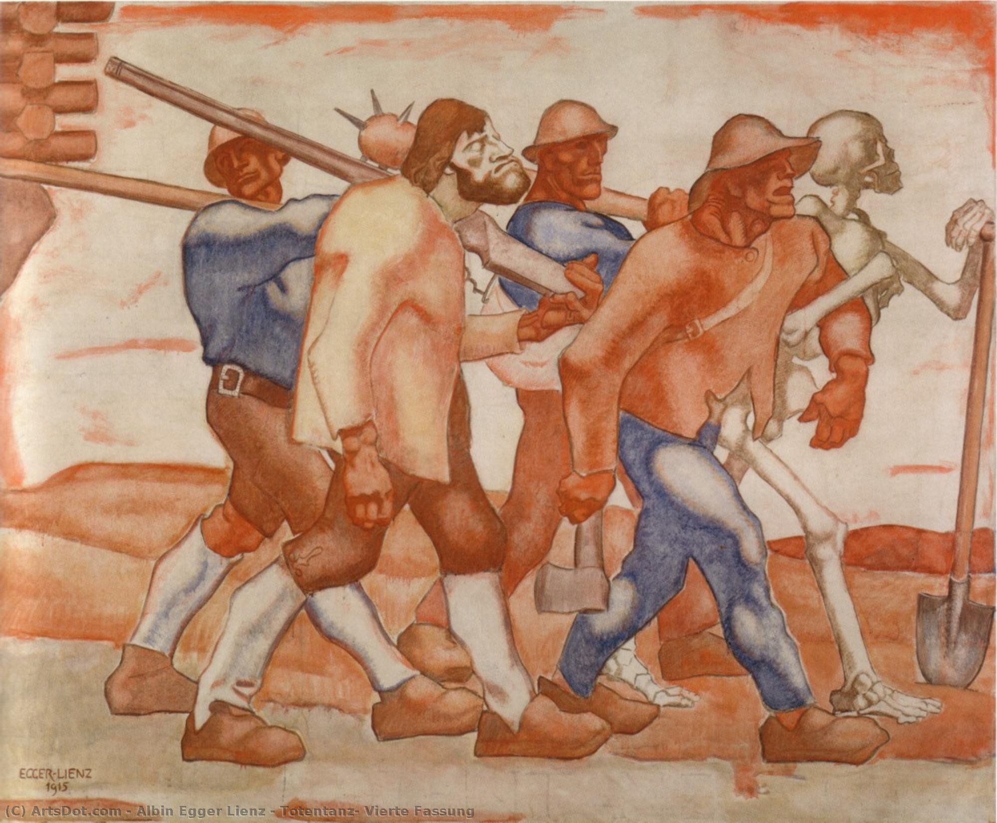 Totentanz, Vierte Fassung — Albin Egger Lienz