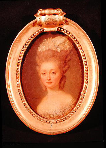 Portrait De Mademoiselle Louise Adélaïde De Bourbon — Ribou Jean Marie