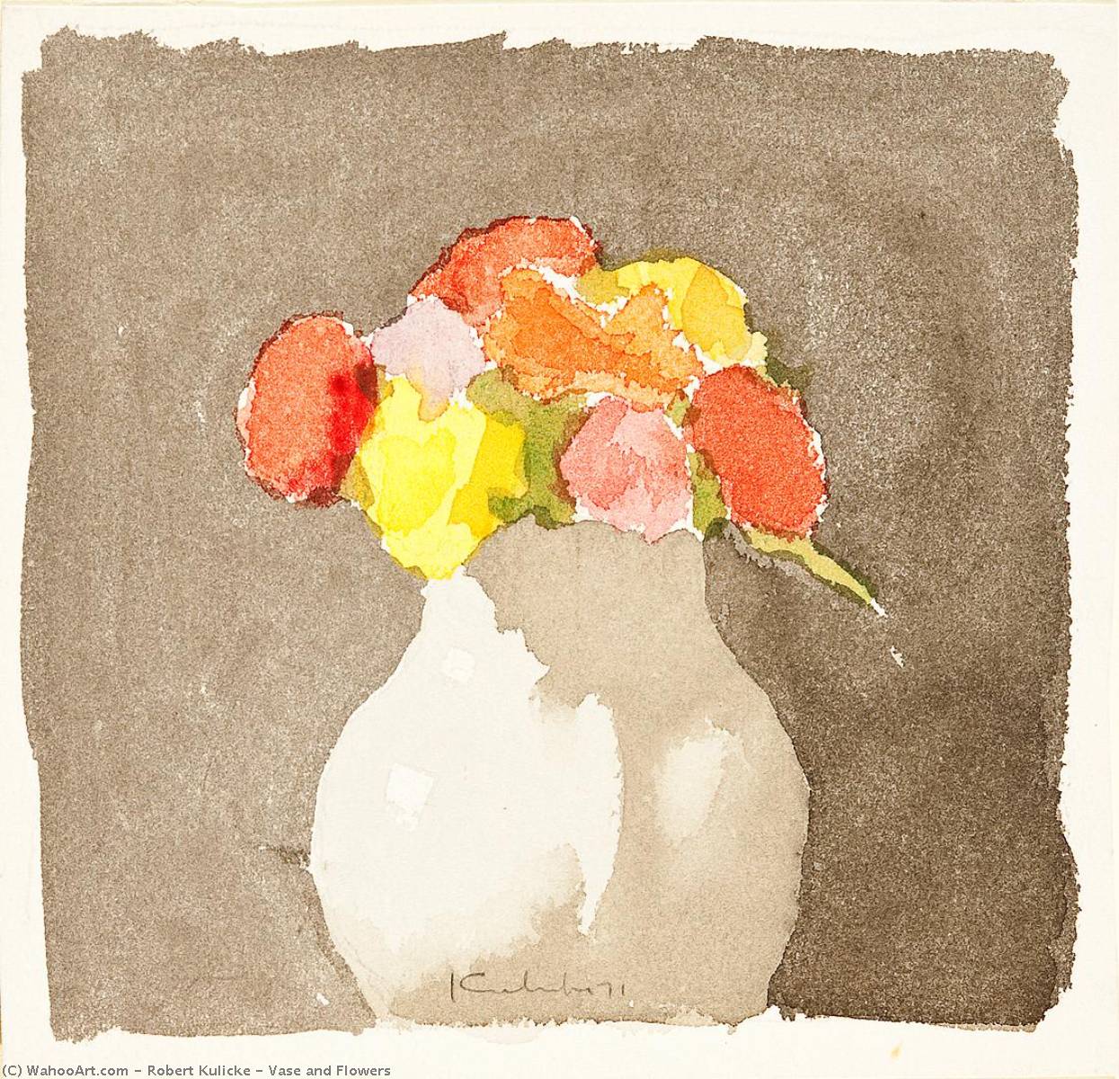 Vase And Flowers — Robert Kulicke