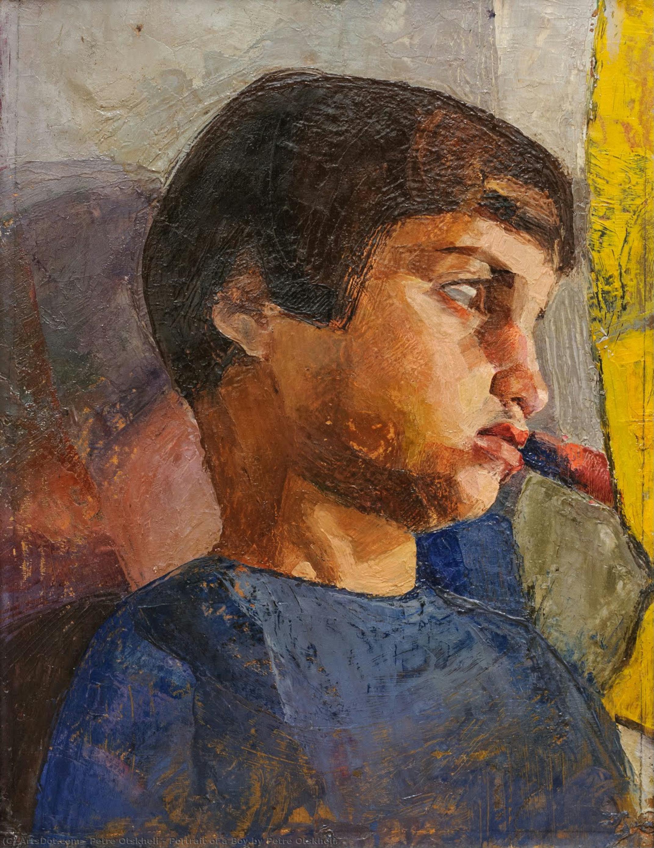 Portrait Of A Boy By Petre Otskheli — Petre Otskheli