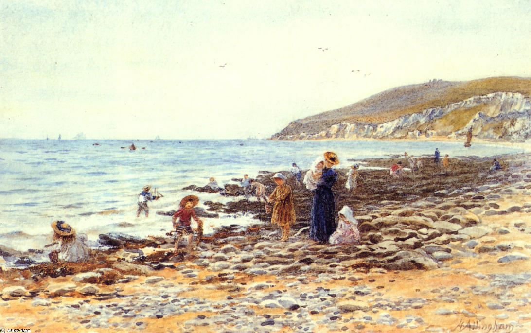 Near Beachy Head — Helen Allingham (helen Mary Elizabeth Paterson)