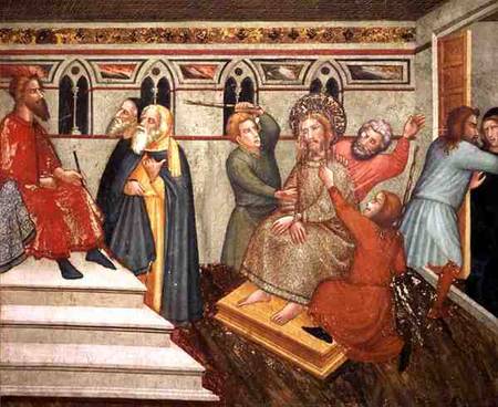 The Scourging Of Christ Before Pontius Pilate — Ferrer Bassa