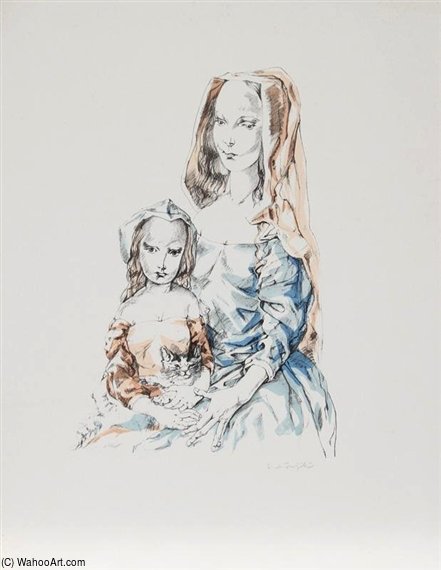 Mother And Child — Léonard Tsuguharu Foujita