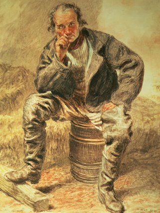 An Oysterman, — ウィリアム・ヘンリー・ハント