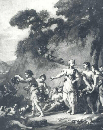Esquisse Pour La Chasse — Joseph Marie Vien