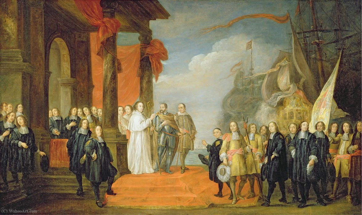 Charles V Leaving The Town Of Dort — David Teniers The Elder