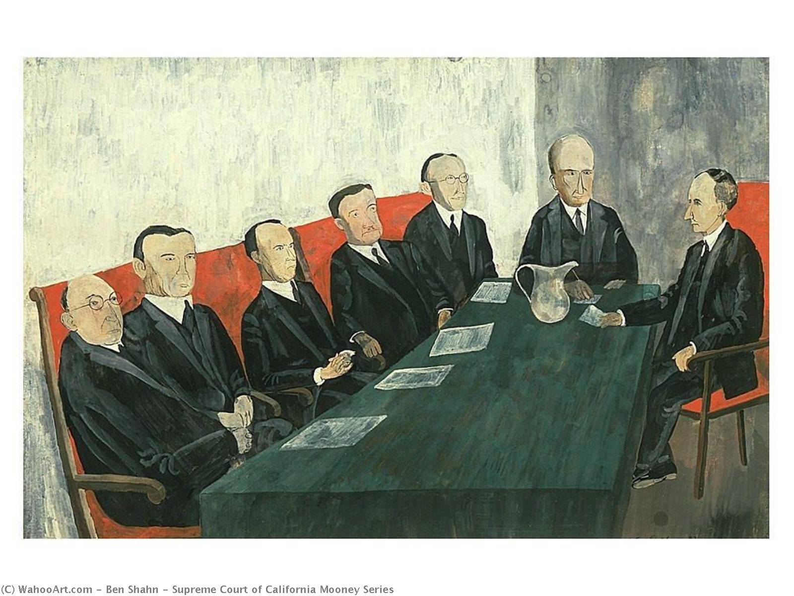 Supreme Court Of California Mooney Series — Benjamin Shahn