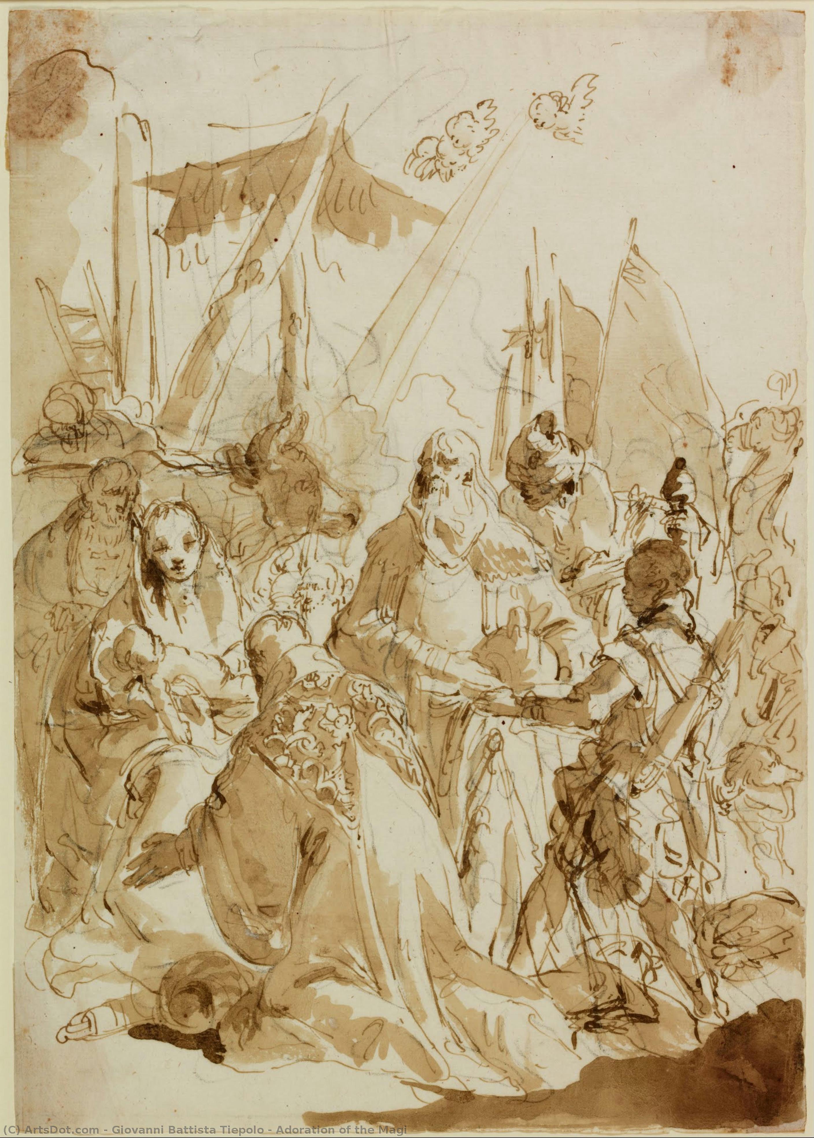 Adoration Of The Magi — Giambattista Tiepolo