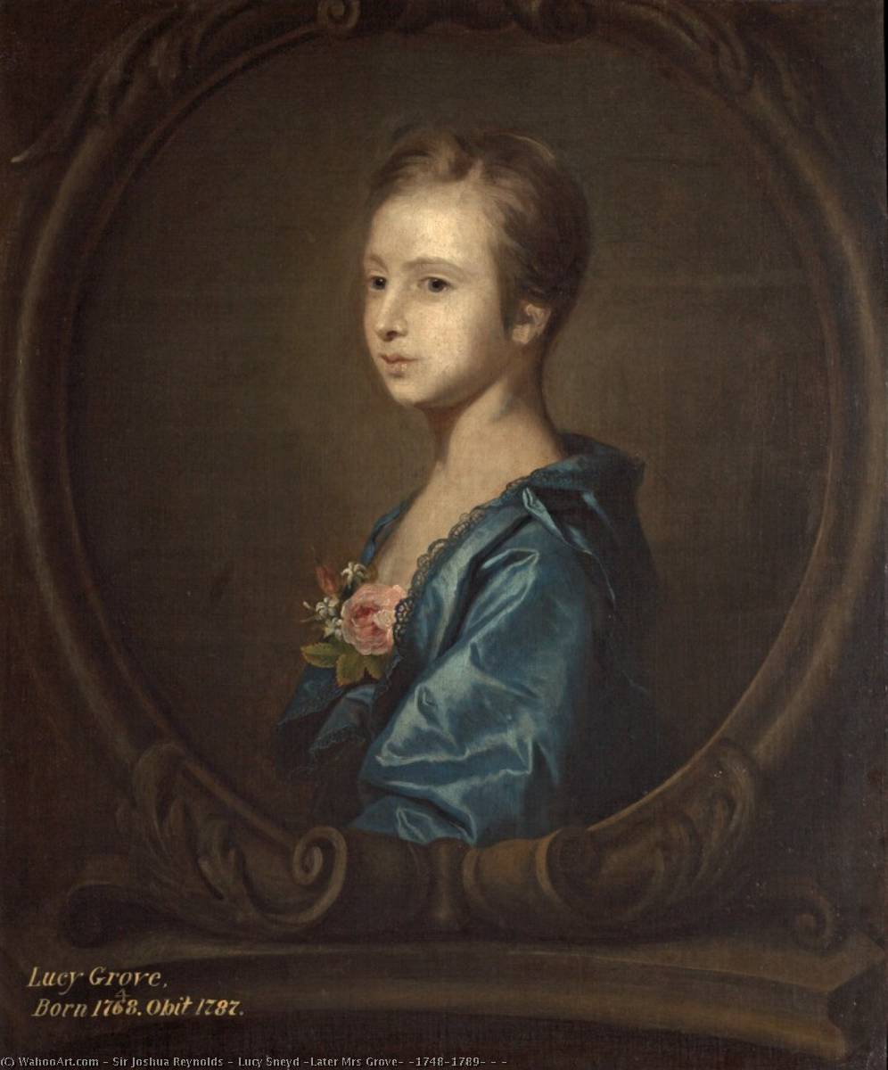 Lucy Sneyd (later Mrs Grove) (1748–1789) ( ) — Sir Joshua Reynolds