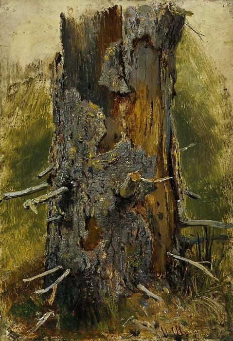 The Bark On The Dry Trunk — Иван Шишкин