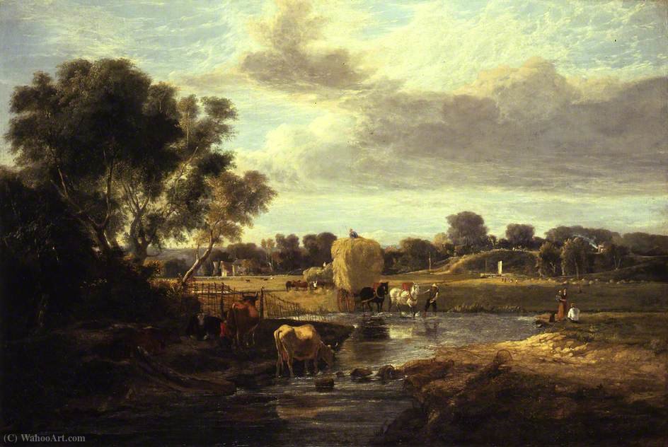 Trowse Meadows, Near Norwich — Джордж Винсент