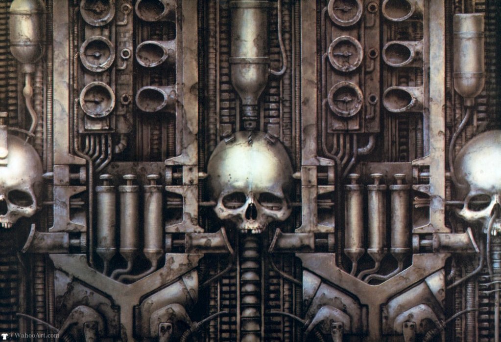 Hr Giger Landscape Xix — H.r. Giger
