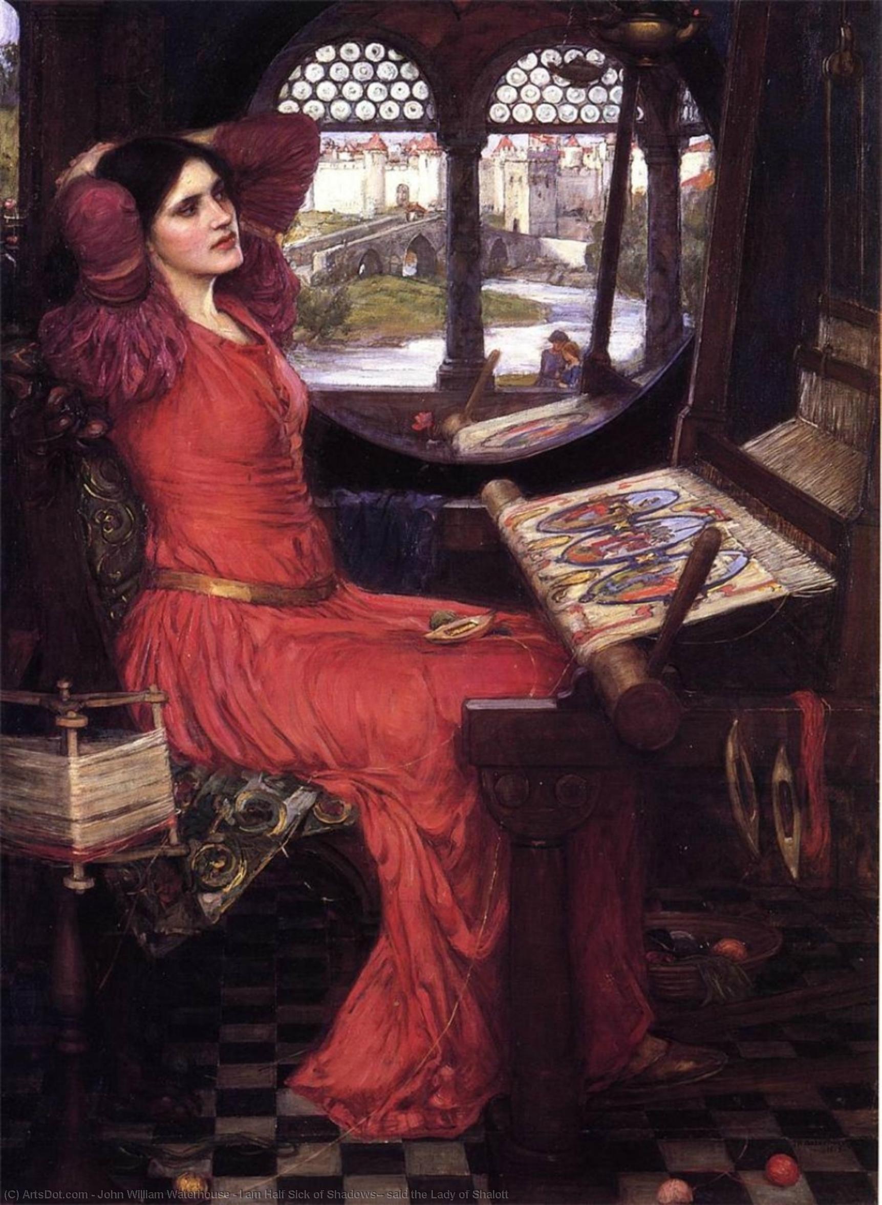 I Am Half Sick Of Shadows,' Said The Lady Of Shalott — John William Waterhouse
