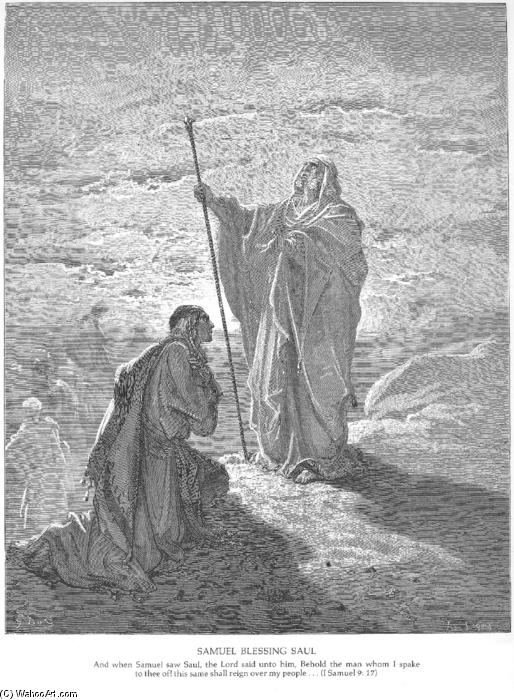 Samuel Blesses Saul — Paul Gustave Doré