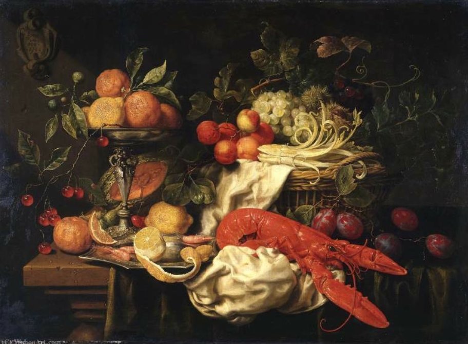 Still Life With A Lobster — Joris Van Son