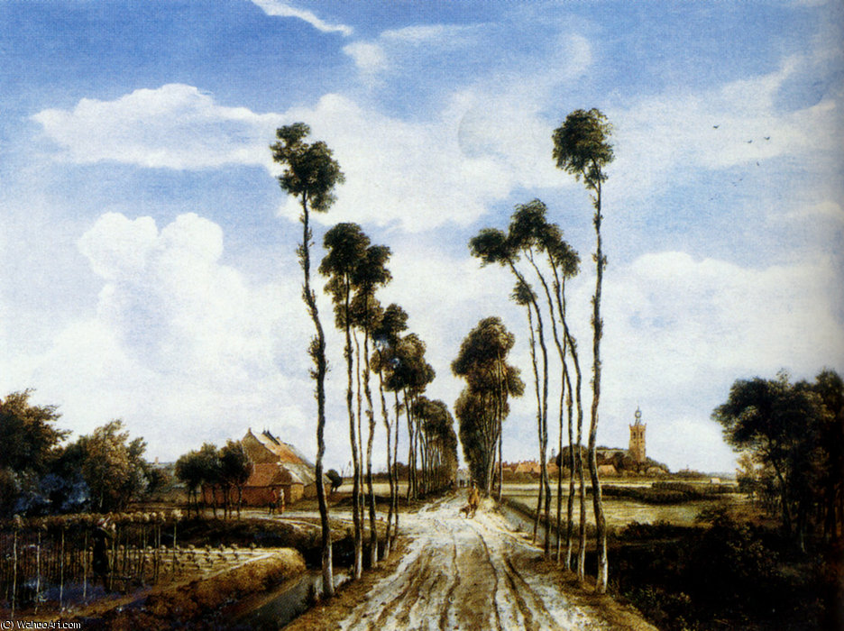 The Road To Middelharnis — Meindert Hobbema
