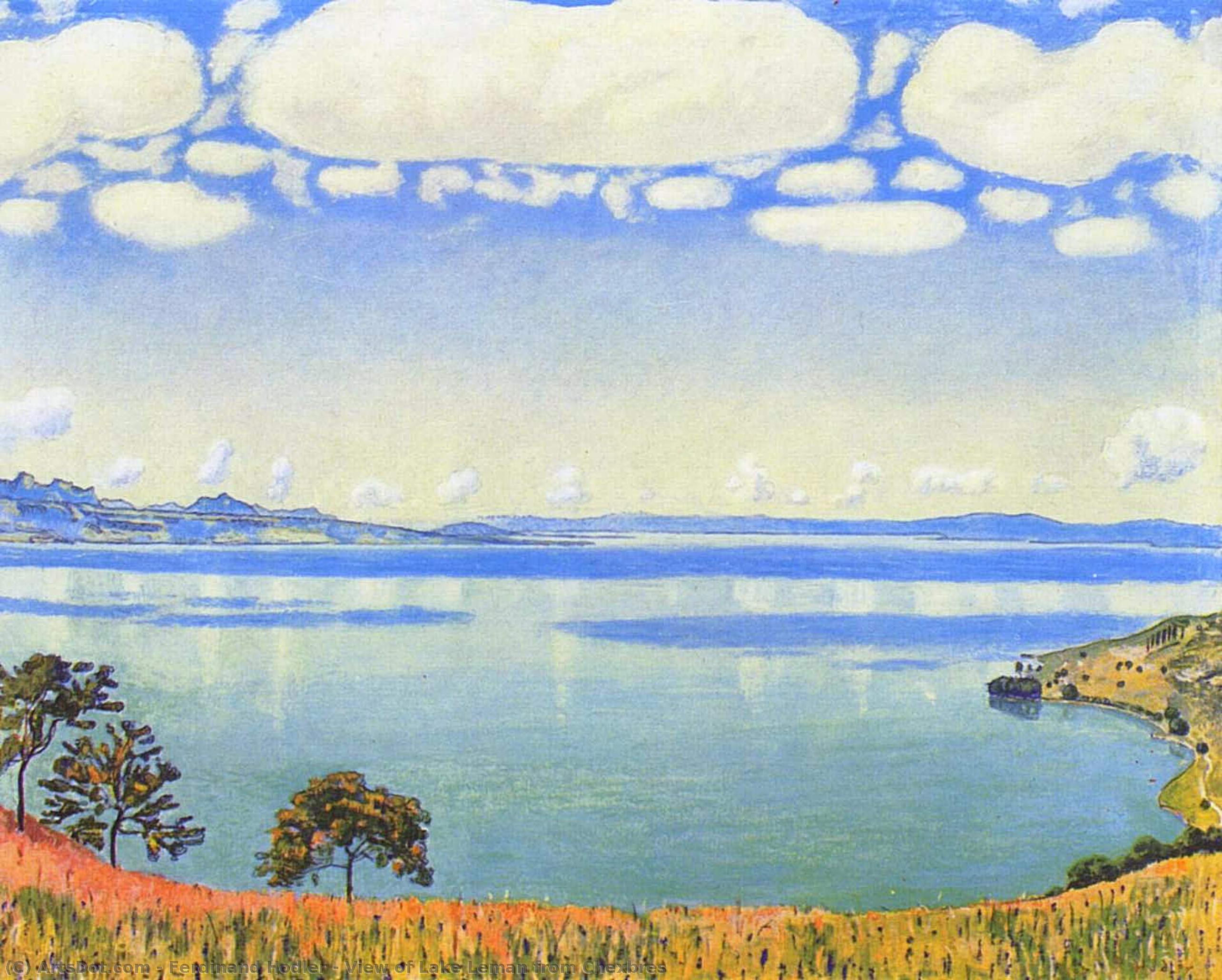 View Of Lake Leman From Chexbres — Ferdinand Hodler