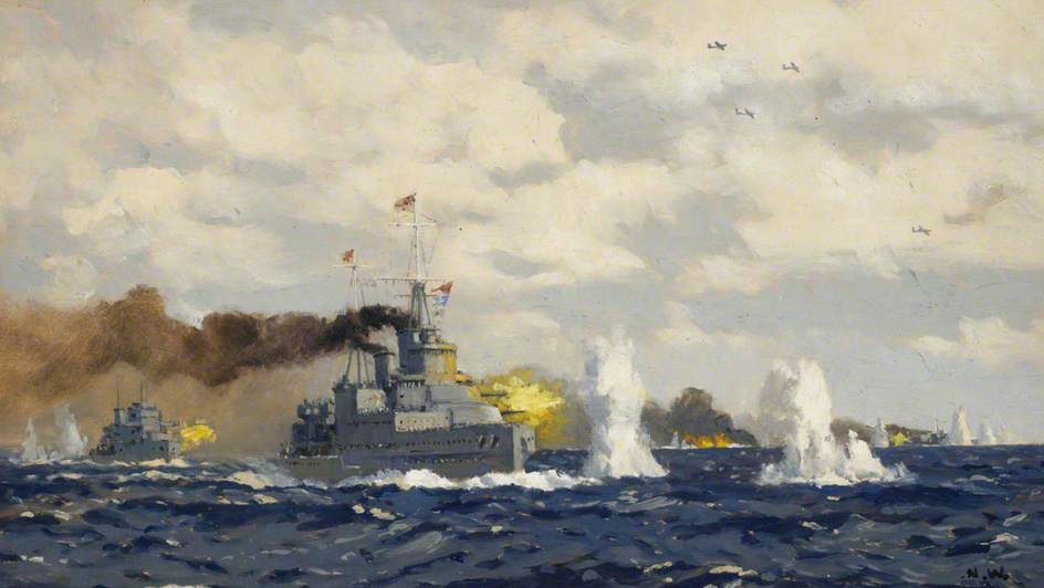 The Battle Of The Bay Of Biscay, 28 December 1943 — Norman Wilkinson