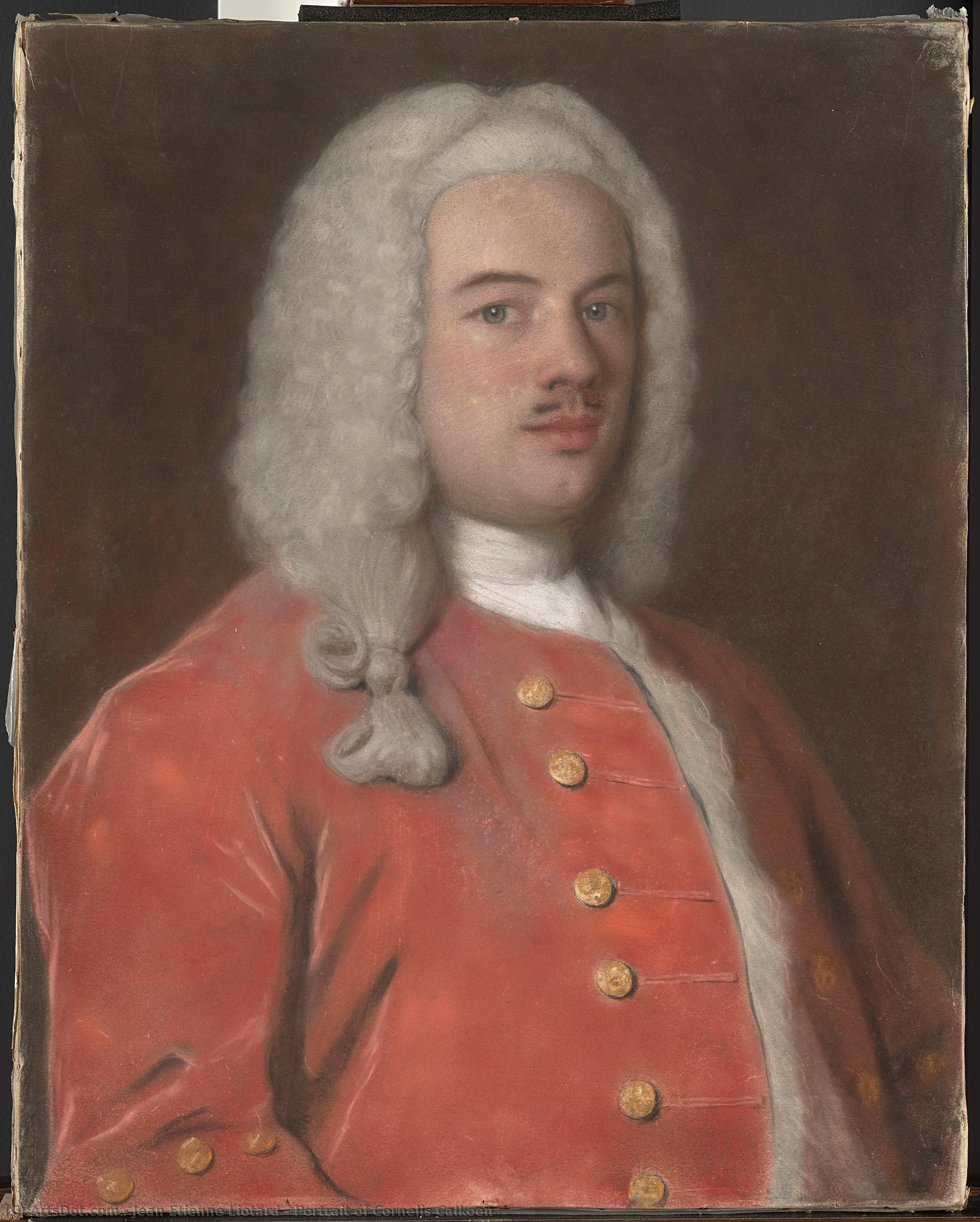 Portrait Of Cornelis Calkoen — Jean-étienne Liotard