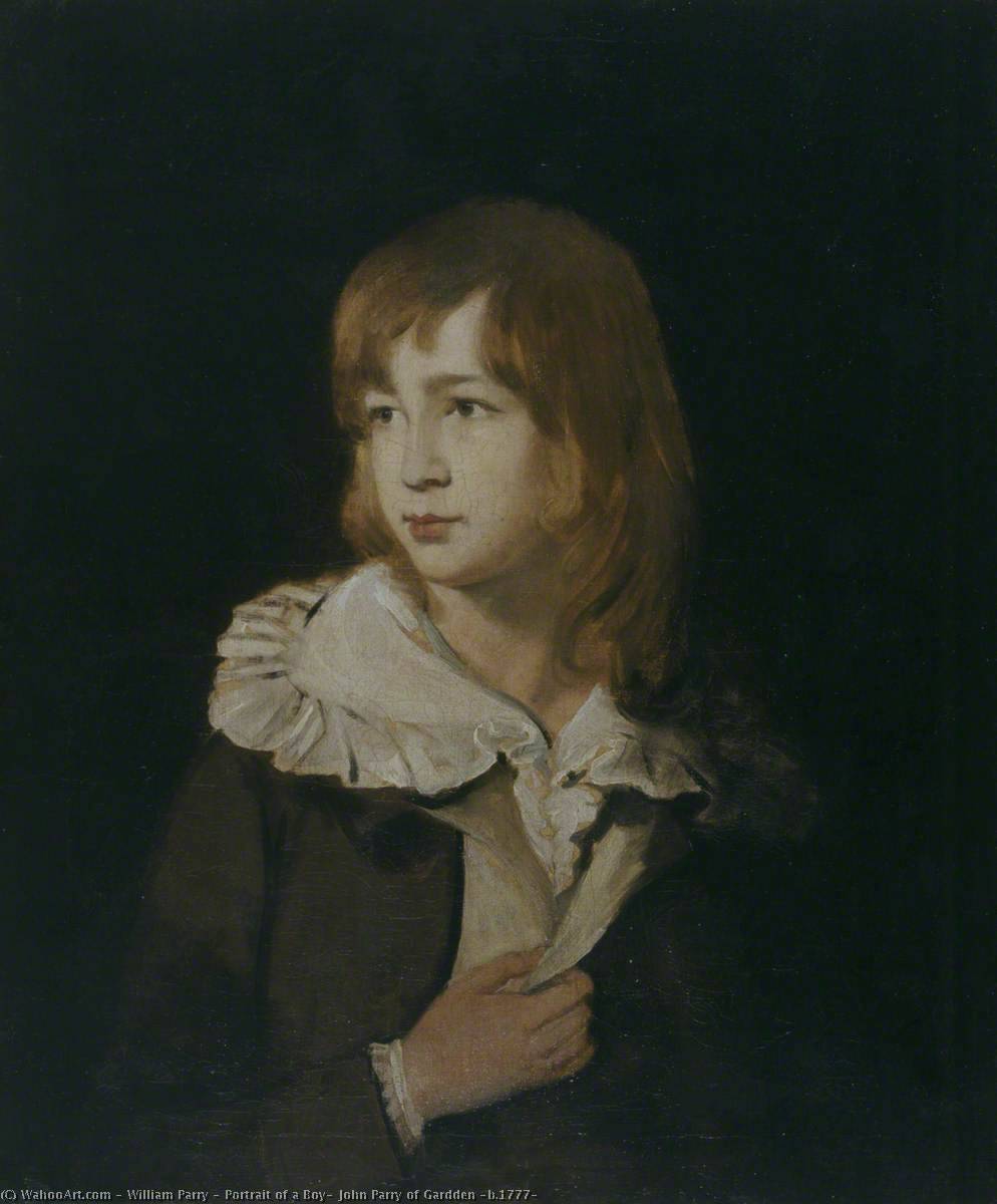 Portrait Of A Boy, John Parry Of Gardden (b.1777) — William Parry