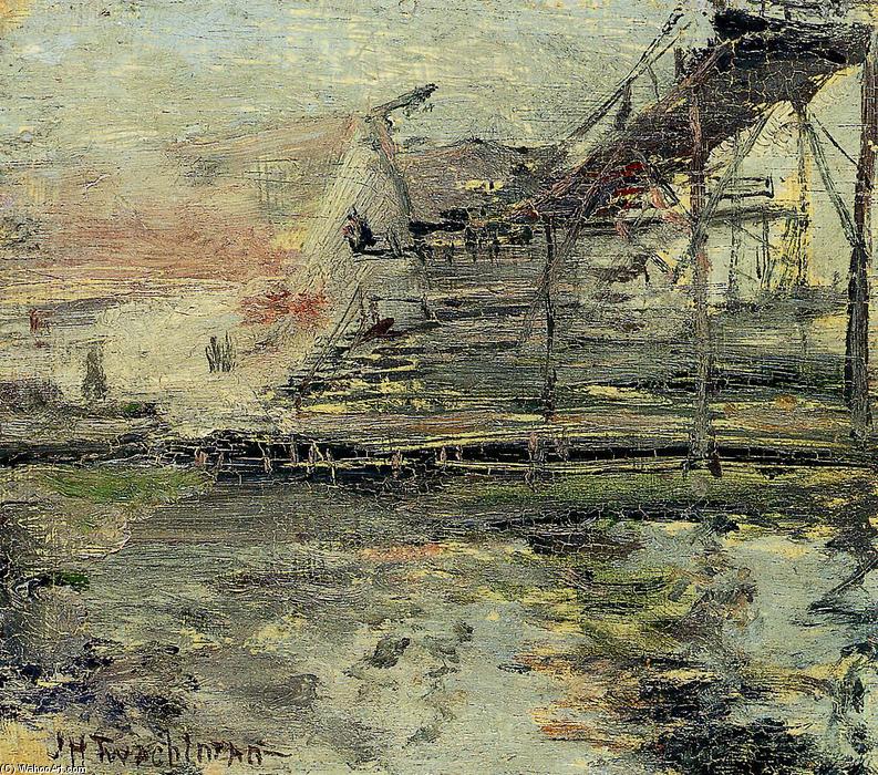Harbor Scene — John Henry Twachtman