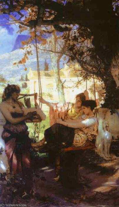 Song Of A Slave Girl — Henryk Hector Siemiradzki