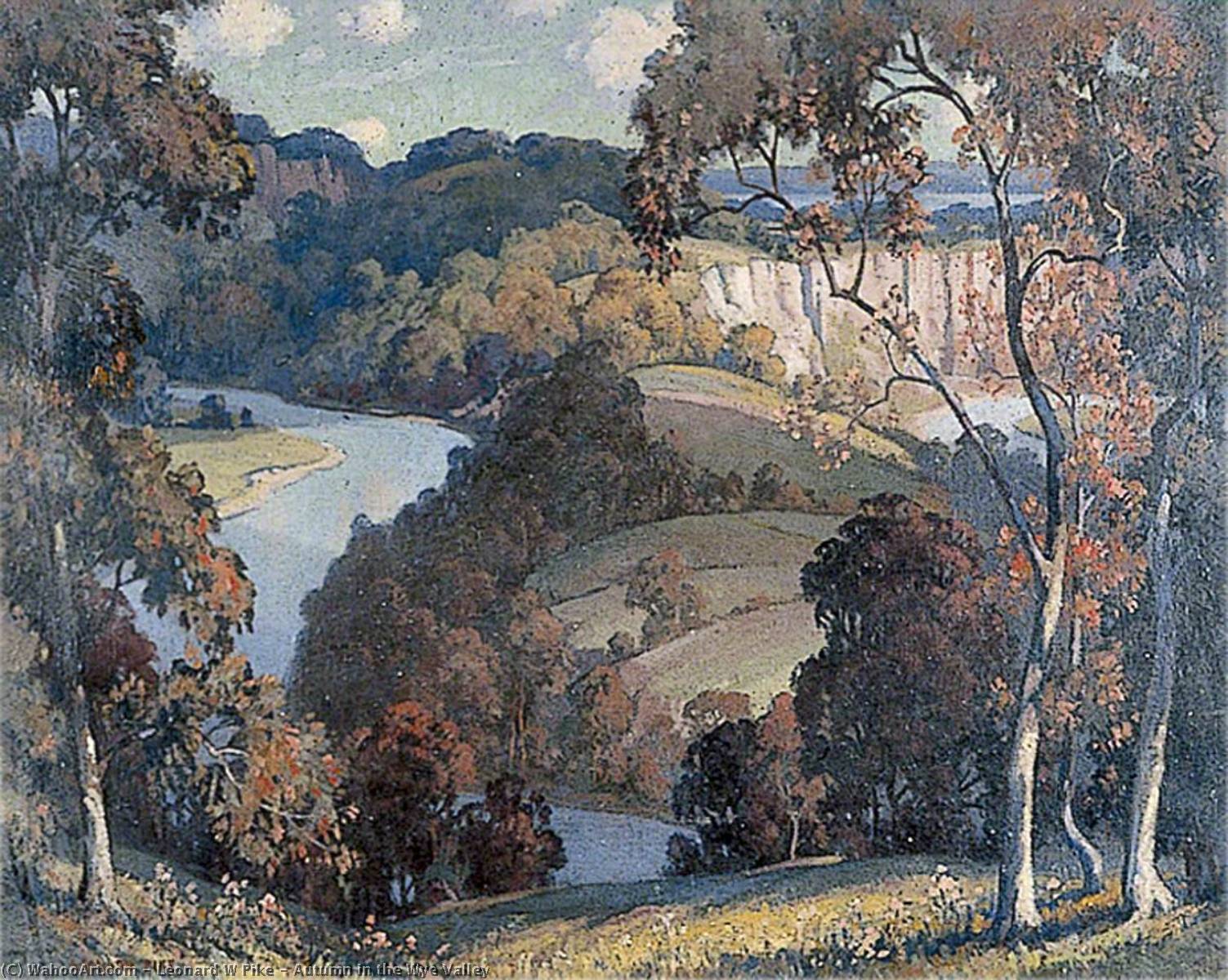 Autumn In The Wye Valley — Leonard W Pike