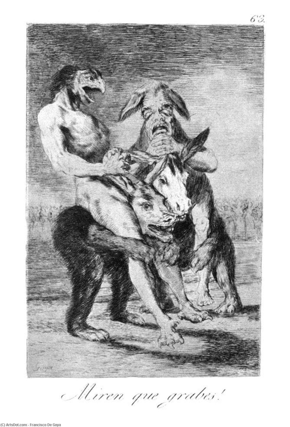 Look How Solemn They Are — Francisco José De Goya Y Lucientes