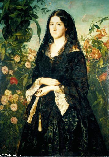 Bildnis Graefin Mons — Ludwig Knaus