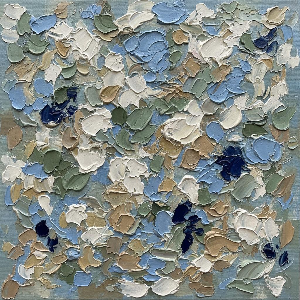 Ethereal Tides Of Sculpted Light In Muted Earth And Sky Tones — Christian Noiret