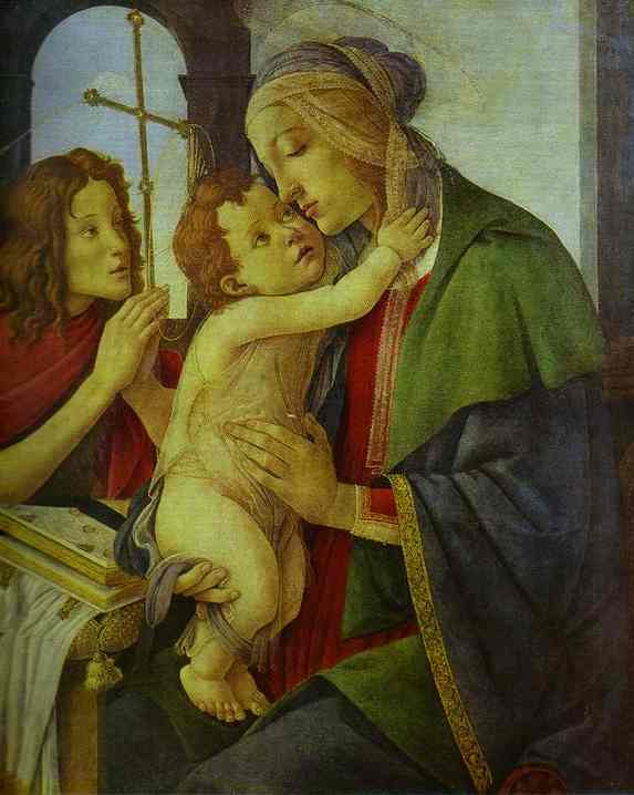 The Virgin And Child With The Infant St. John — Сандро Ботичели