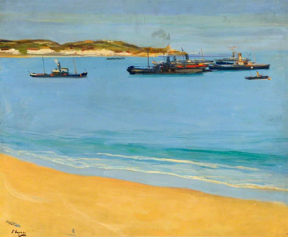 The Harbour At St Jean De Luz, France Early Morning — Sir John Lavery
