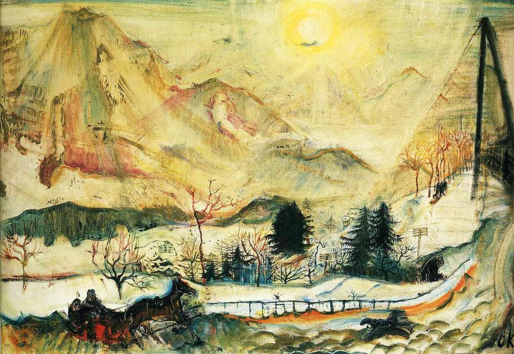 Dent Du Midi — Oskar Kokoschka