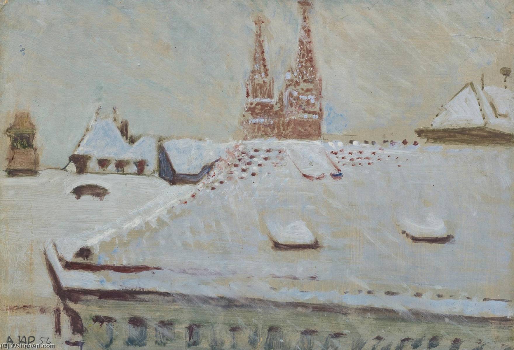Februarschnee, 1956 — Alfred Heinrich Pellegrini