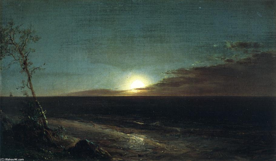 Moonrise (also Known As The Rising Moon) — Frederic Edwin Church