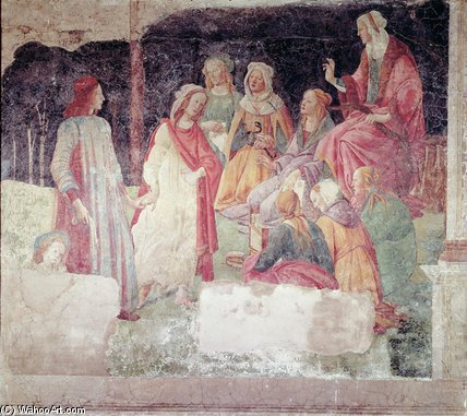 Young Man Greeted By Seven Liberal Arts — Sandro Botticelli