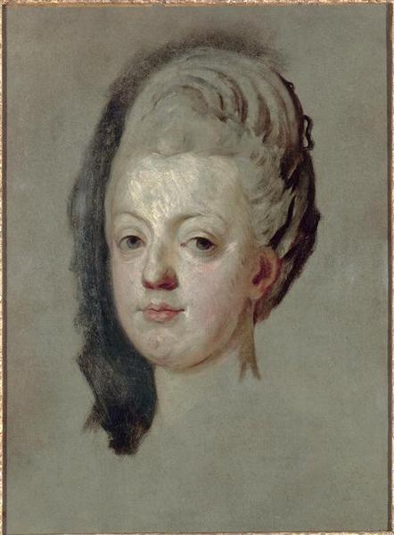 Marie Antoinette De Lorraine Habsbourg Alors Dauphine, En 1772 — Joseph Siffred Duplessis
