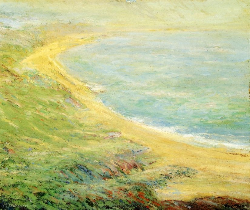 Bluff At Pourville, (1910) — Guy Rose