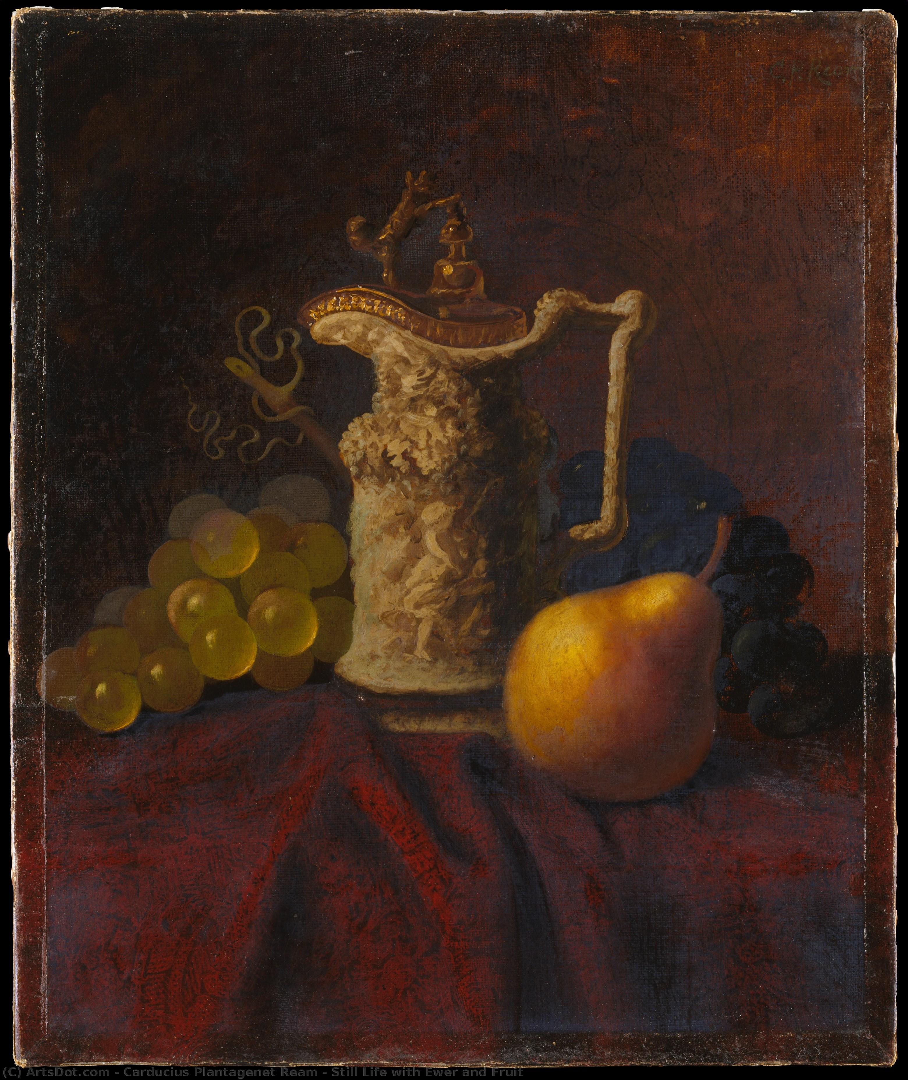 Still Life With Ewer And Fruit — Carducius Plantagenet Ream