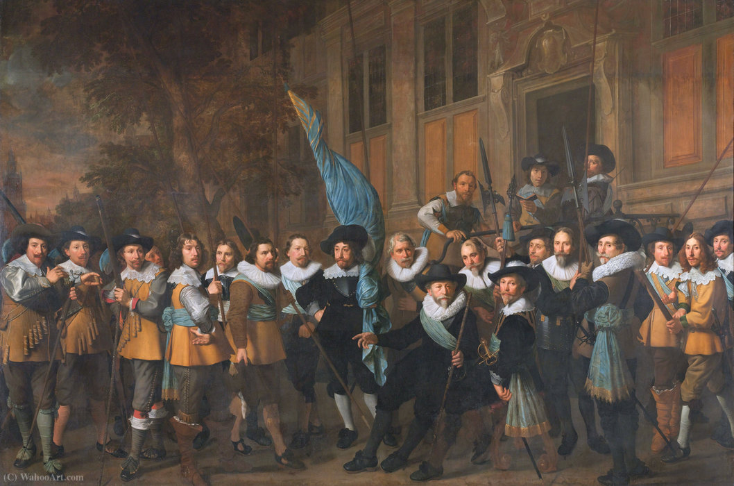 Civic Guards From The Company Of Captain Jan Claesz Vlooswijck — Nicolaes Eliaszoon Pickenoy