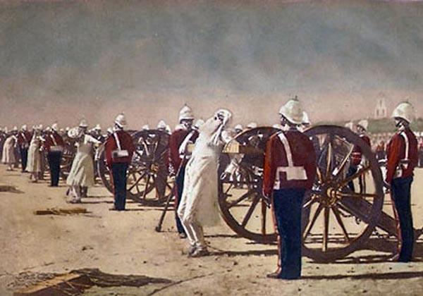 Blowing From Guns In British India — Vasily Vasilevich Vereshchagin