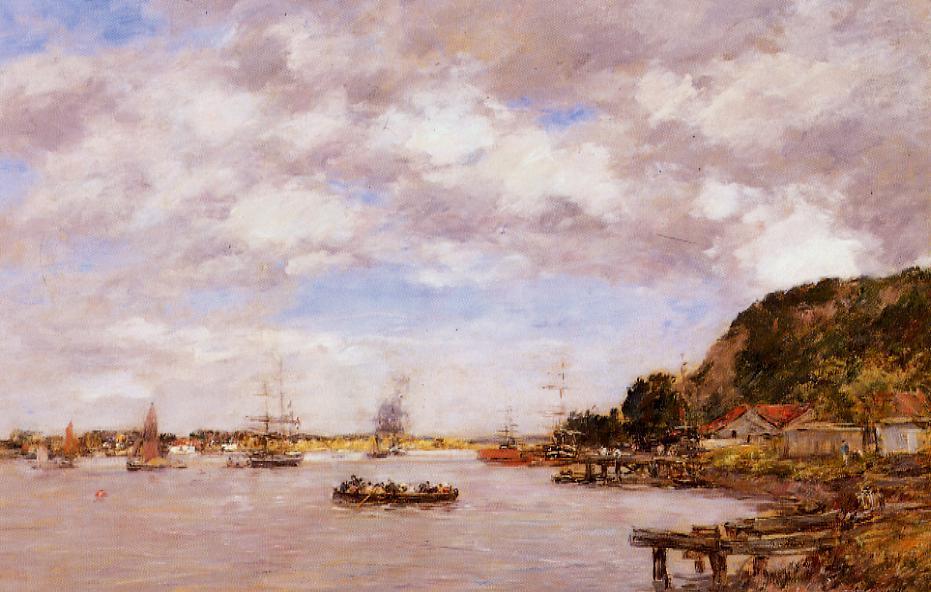 Bordeaux, A Cargonne Larmont — Eugène Louis Boudin