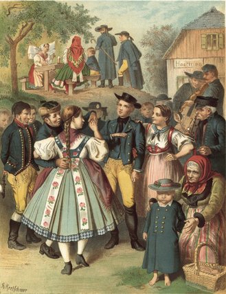 German Costume Bohmen Kreis Pilsen - — Albert Kretschmer