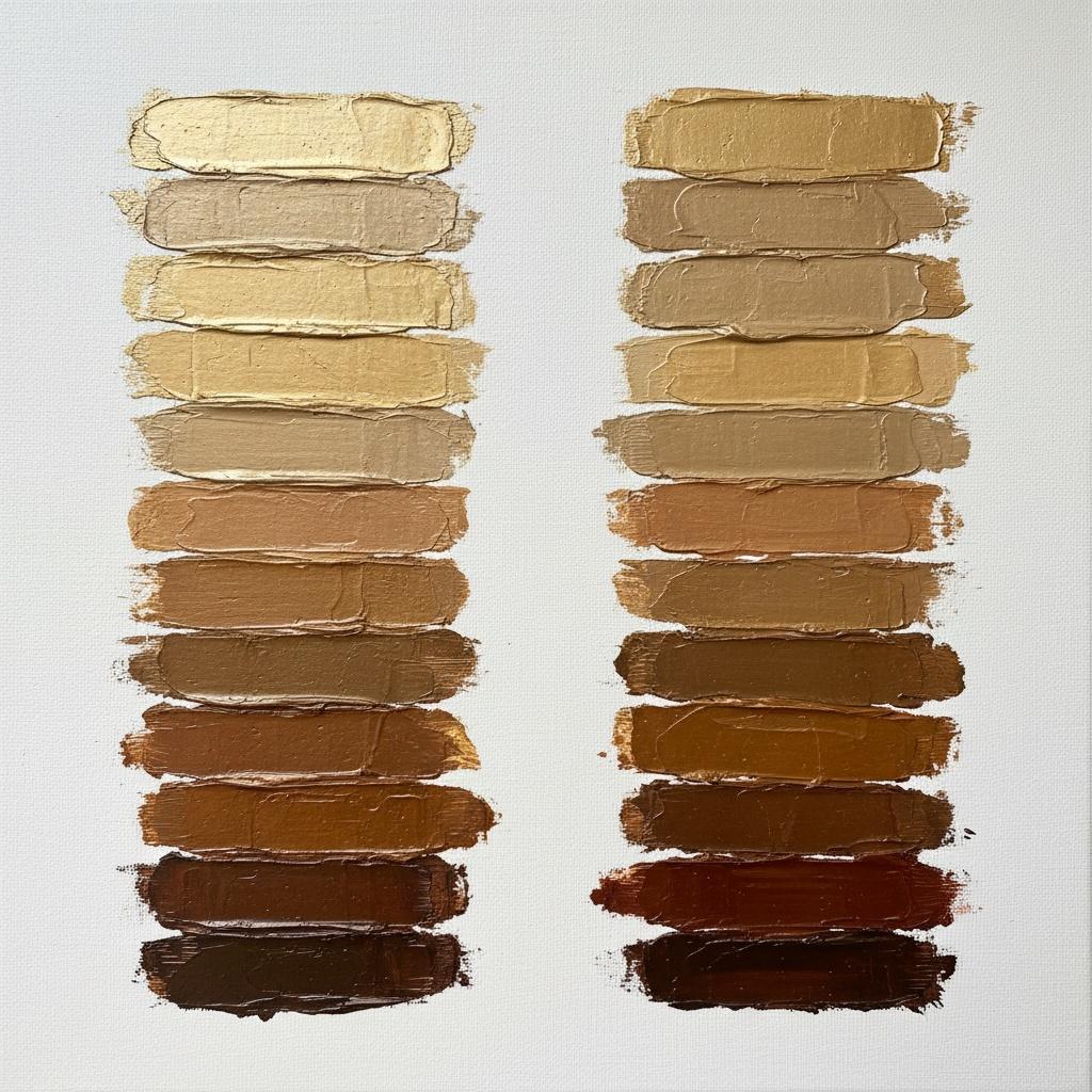 Monolithic Earth Tones: A Meditative Study In Textured Impasto And Vertical Symmetry — David Moreau