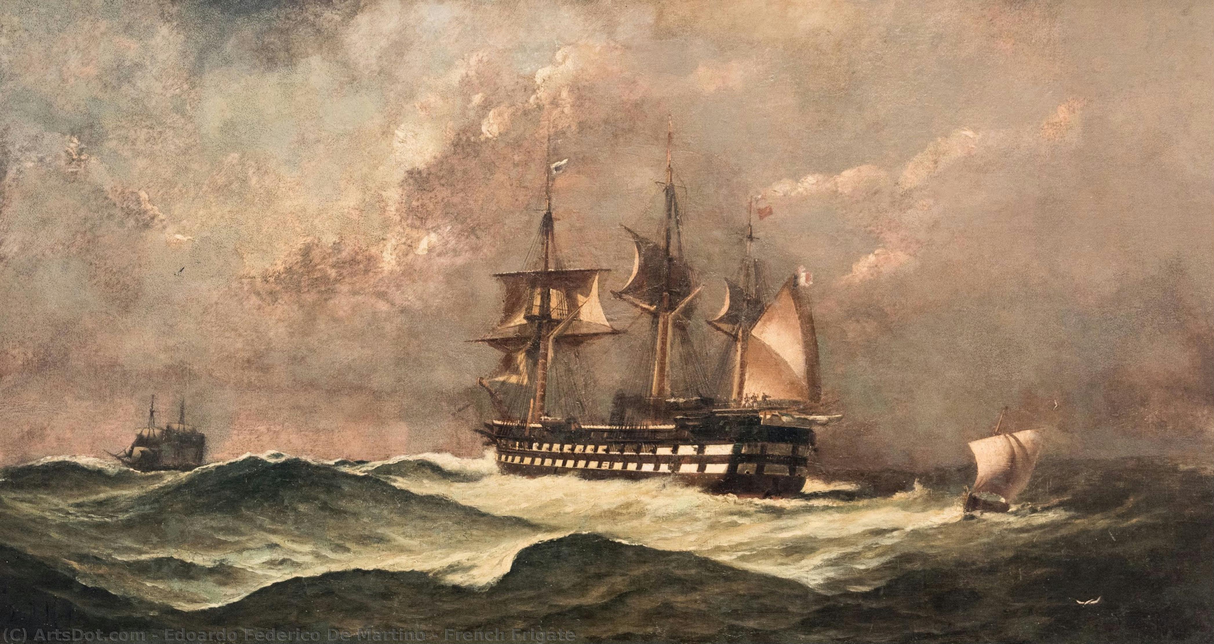 French Frigate — Edoardo Federico De Martino