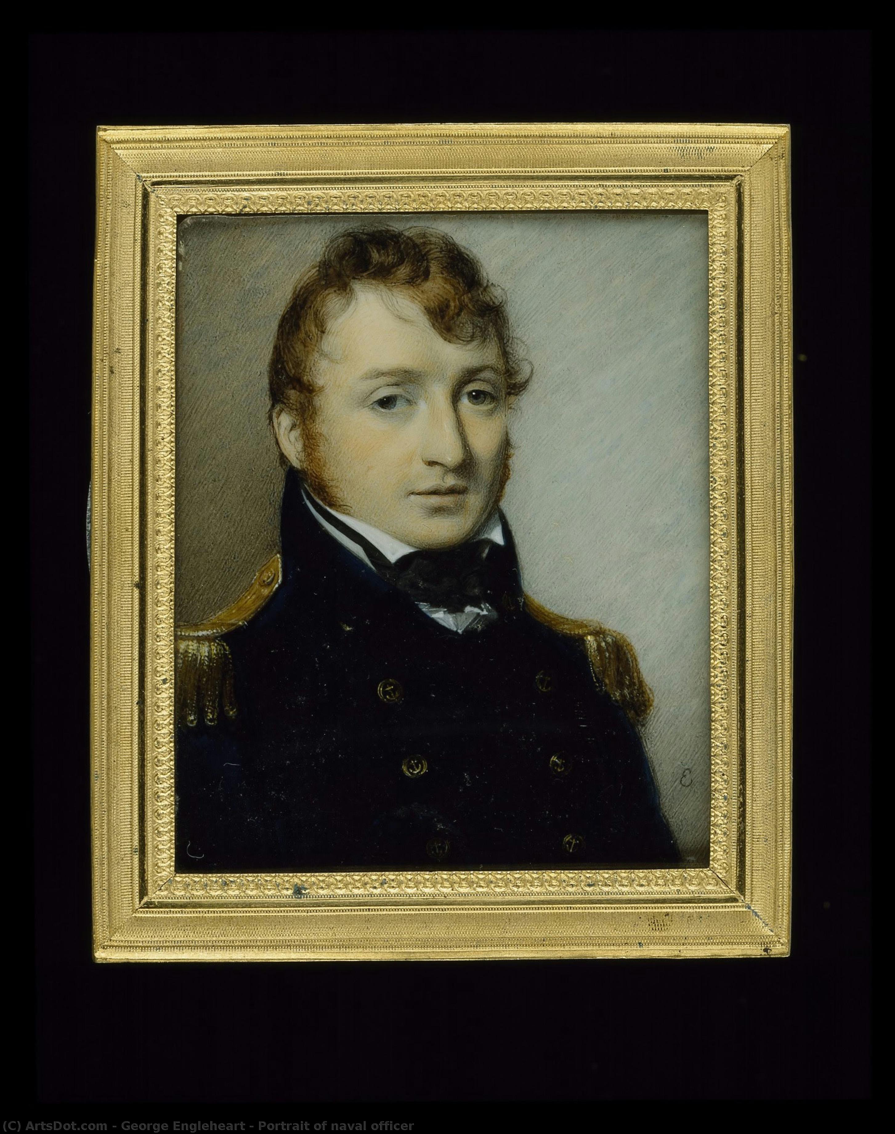 Portrait Of Naval Officer — George Engleheart
