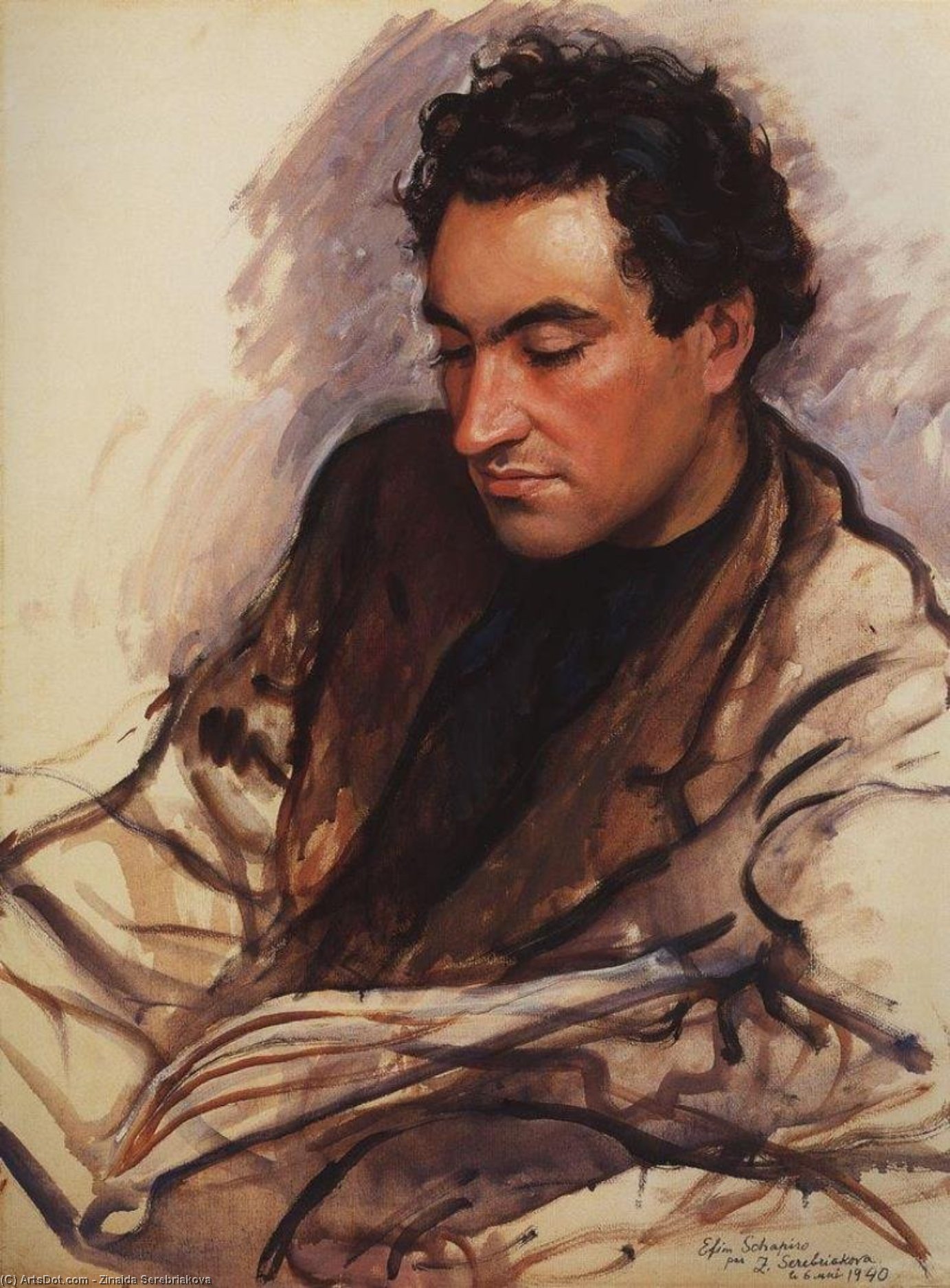 Portrait Of E. Shapiro — Zinaida Serebriakova