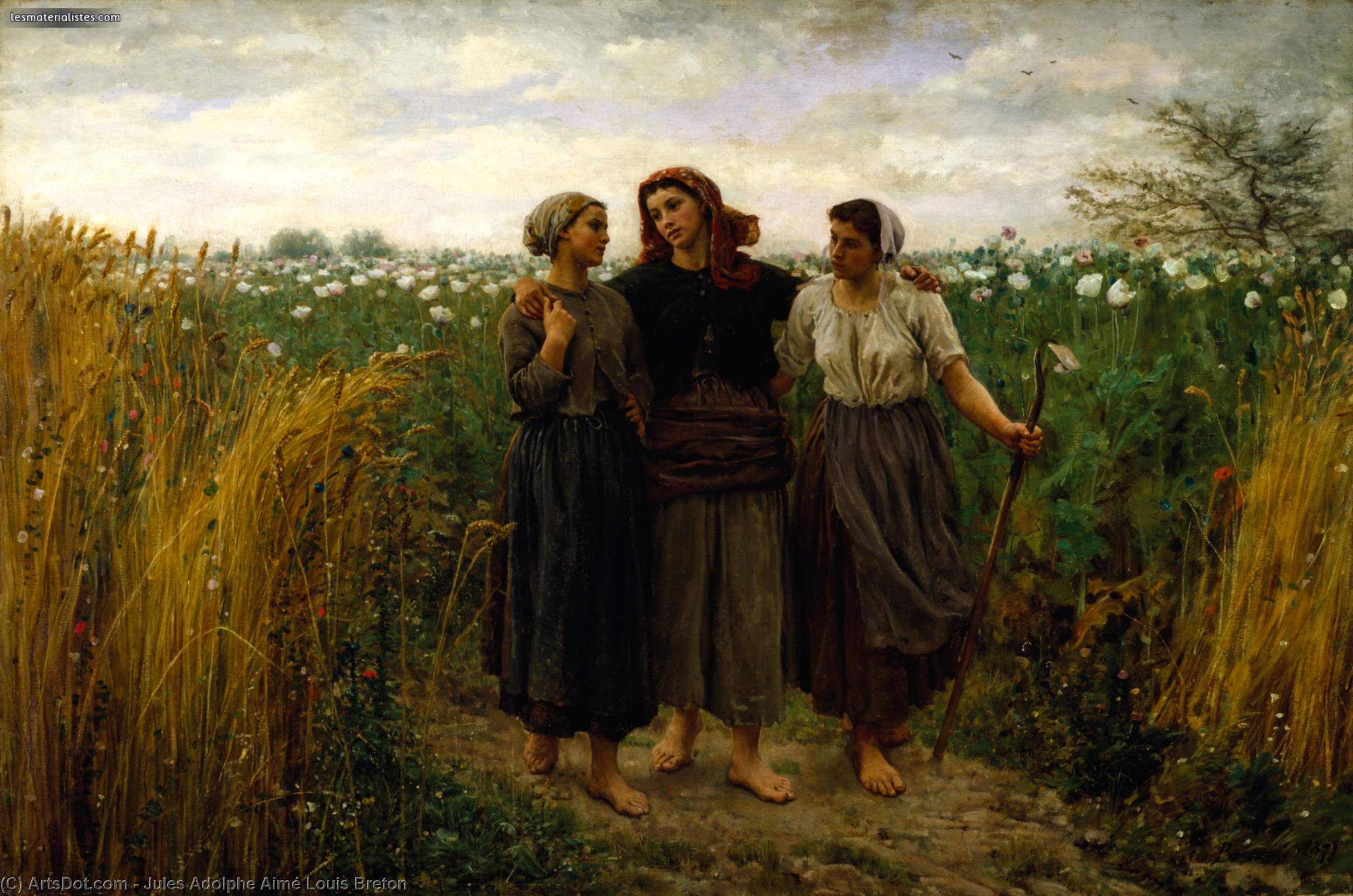 Returning From The Fields — ジュール・アドルフ・エメ・ルイ・ブレトン