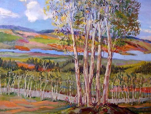 Landscape With Trees — Laura Wheeler Waring